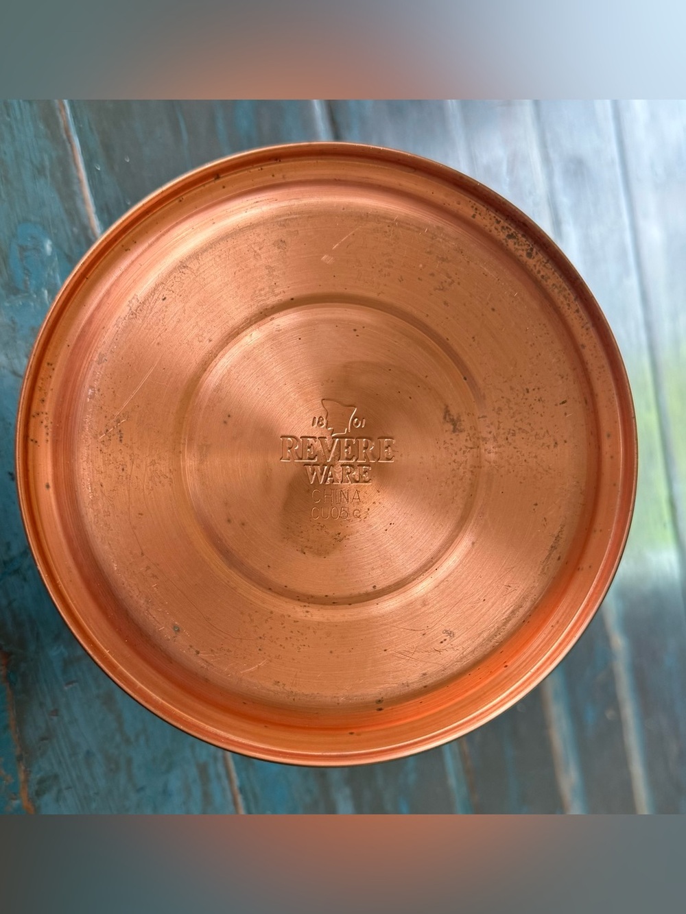 Vintage Revere Ware Teapot Kettle Copper Bottom Paul Revere Whistling CU04 - Picture 4 of 4